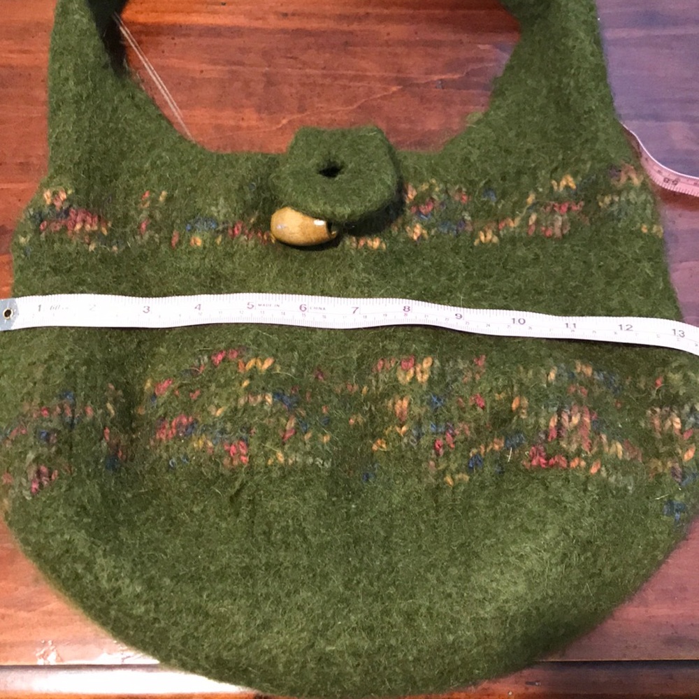 Felted Wool Shoulder Bag - Picture 7 of 12